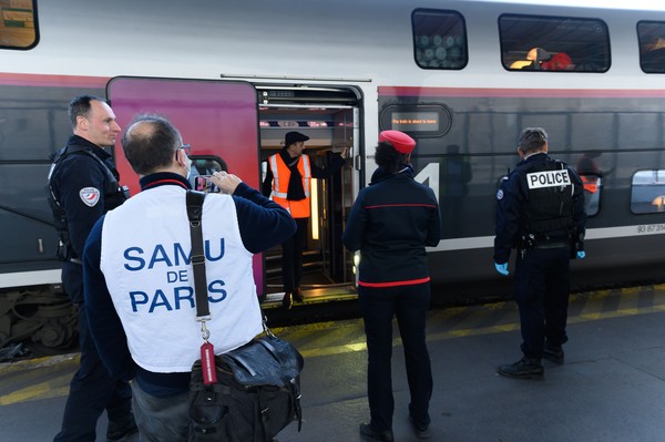 ▲▼法國將TGV高速列車改裝為醫療列車。（圖／達志影像／美聯社）