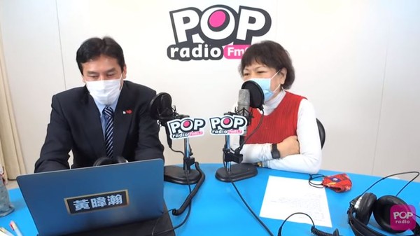 ▲▼葉毓蘭接受電台節目專訪。（圖／POP radio提供）