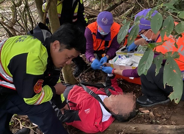 ▲大溪復興里守望相助隊搜救自殺運將