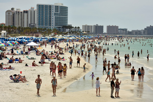 ▲▼  美國佛羅里達州清水海灘（Clearwater Beach）。（圖／路透）