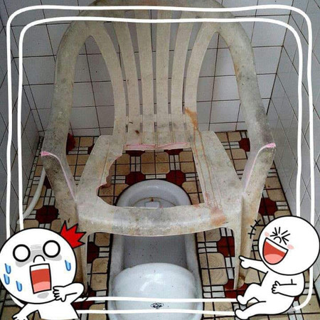 ▲▼  上蹲式馬桶！他傻見「貼心裝置」秒噴淚　網笑不敢用：女的可能開五指（圖／翻攝臉書爆廢公社公開版）