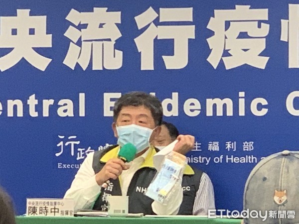 ▲0408指揮中心記者會陳時中。（圖／記者嚴云岑攝）