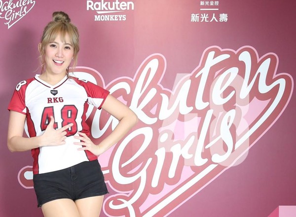 ▲RakutenGirls樂天桃猿啦啦隊凱莉絲。（圖／RakutenGirls粉絲團）