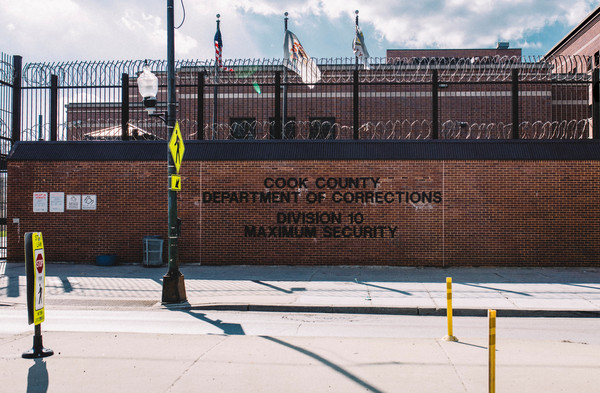 ▲▼ 美國伊利諾州芝加哥庫克郡立監獄（Cook County jail）迄今出現400多例新冠肺炎（COVID-19）確診。（圖／路透）