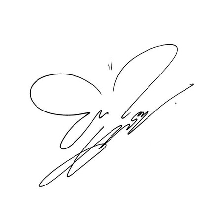 ▲太妍的簽名是蝴蝶。（圖／翻攝自theqoo）