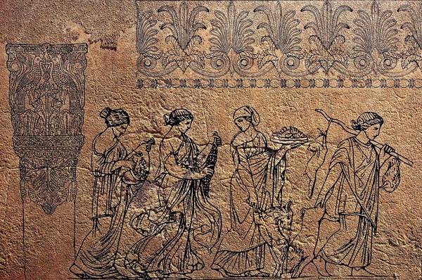 ▲古文明遺跡裡面通常會用壁畫記錄下當時的生活方式。（圖／取自免費圖庫pixabay）