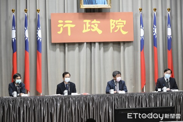 ▲▼行政院記者會，由政務委員龔明鑫、科技部長陳良基、衛福部長陳時中及經濟部次長林全能聯袂主持。（圖／記者湯興漢攝）