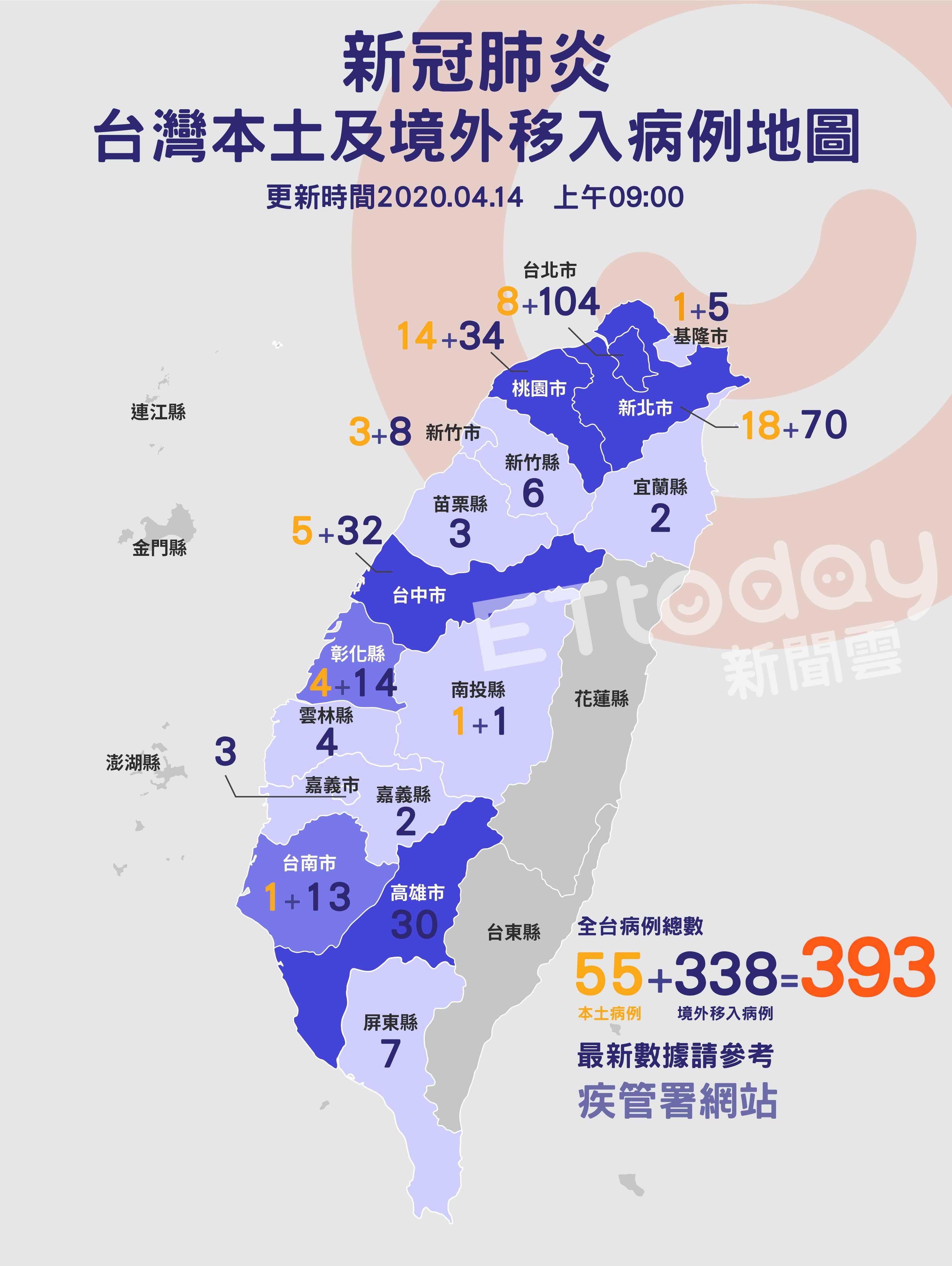 ▲▼393,肺炎,關係圖,地圖（圖／陳昱璇製）