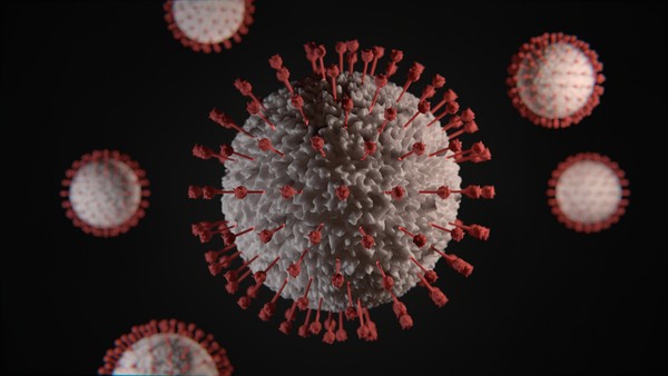 ▲新冠病毒3D圖。（圖／翻攝自unsplash）