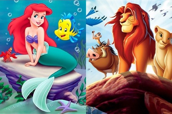 ▲迪士尼經典動畫小美人魚、獅子王。（圖／迪士尼劇照）