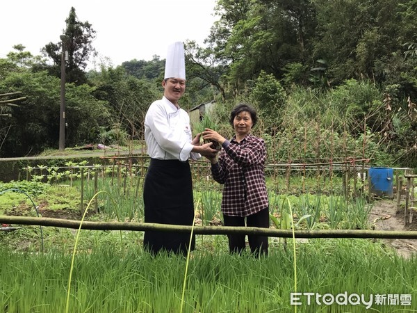 ▲ 主廚上菜！新北珠蔥上市直送五星飯店 美味佳餚可外帶及宅配到家。（圖／新北市農業局提供）