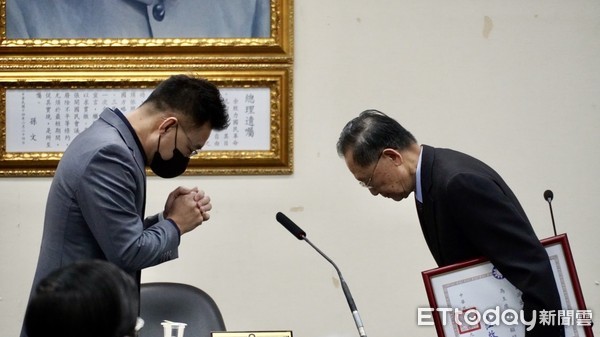 ▲國民黨舉行黃復興黨部主委交接儀式。（圖／記者羅婉庭攝）