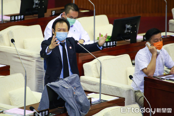 ▲▼0416台北市議會-王世堅。（圖／記者周宸亘攝）