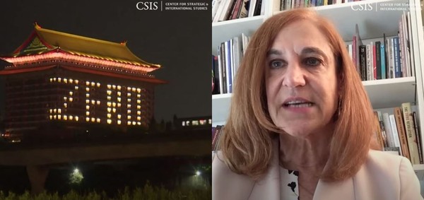 ▲▼華府智庫「戰略與國際研究中心」（CSIS）研究員葛來儀（Bonnie Glaser）錄製影片，說明台灣如何有效對抗新冠肺炎（COVID-19）疫情。（圖／翻攝自YouTube／Center for Strategic & International Studies）