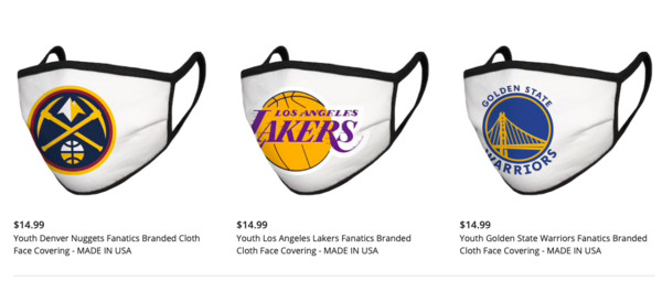 ▲▼ NBA推出logo口罩。（圖／翻攝自NBA Store）