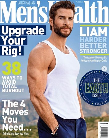 ▲▼連恩漢斯沃登上《Men`s Health》封面。（圖／翻攝自Instagram／Liam Hemsworth）