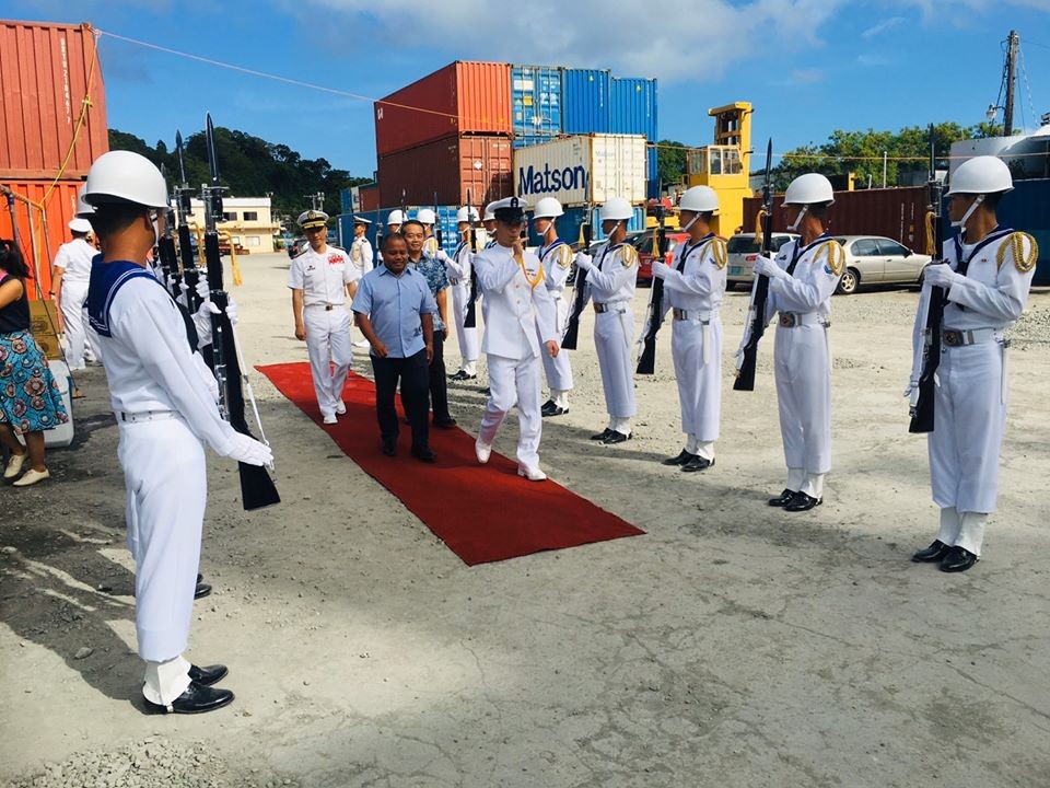 ▲▼海軍敦睦支隊於3月13日至15日完成訪問帛琉任務。（圖／取自中華民國駐帛琉大使館臉書）