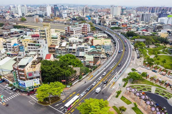 ▲嘉雄陸橋完工。（圖／嘉義市政府提供）