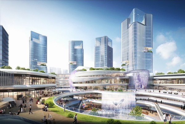 ▲上海寶能中環中心將花費4至5年建造。（圖／翻攝澎湃新聞）