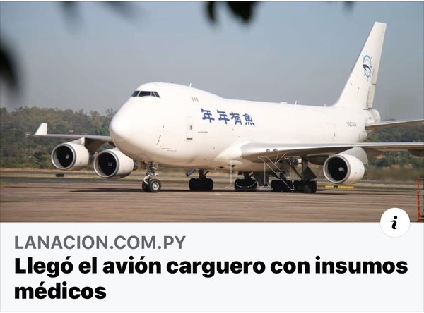 ▲▼巴拉圭當地媒體報導，中國大陸班機將41,000公斤的醫療物資送抵巴拉圭。（圖／吳斯懷辦公室提供）