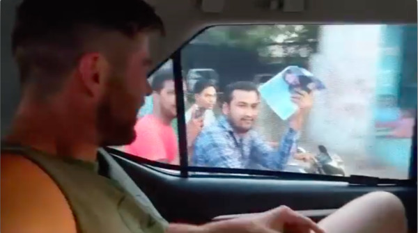 ▲▼克里斯漢斯沃（Chris Hemsworth）在印度被粉絲追車。（圖／翻攝自IG／chrishemsworth）