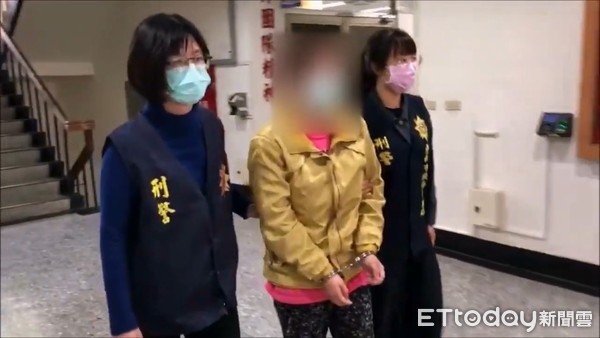 ▲刑事局偵九大隊宣布破獲台南家庭主婦涉嫌賣醫療口罩詐騙案。（圖／記者張君豪翻攝）