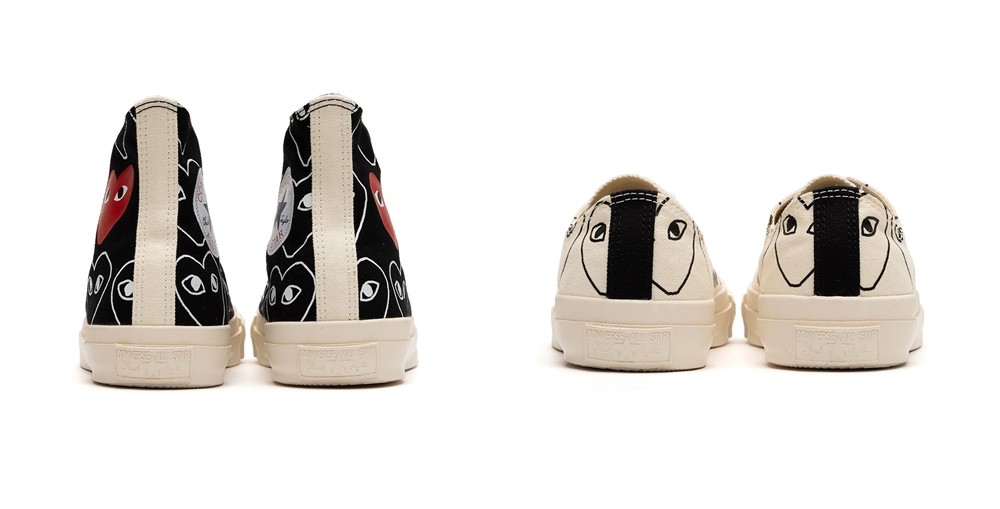 ▲COMME des GARÇONS PLAY X Converse。（圖／翻攝自Sneakernews）