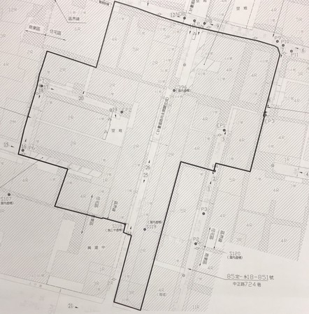 ▲▼永和區中正路730號旁都更計畫範圍。（圖／新北市都更處提供）