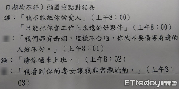 ▲▼送修的手機內不只有性愛照片，更有在LINE群組裡與女助理曖昧對話。（圖／記者黃孟珍翻攝）