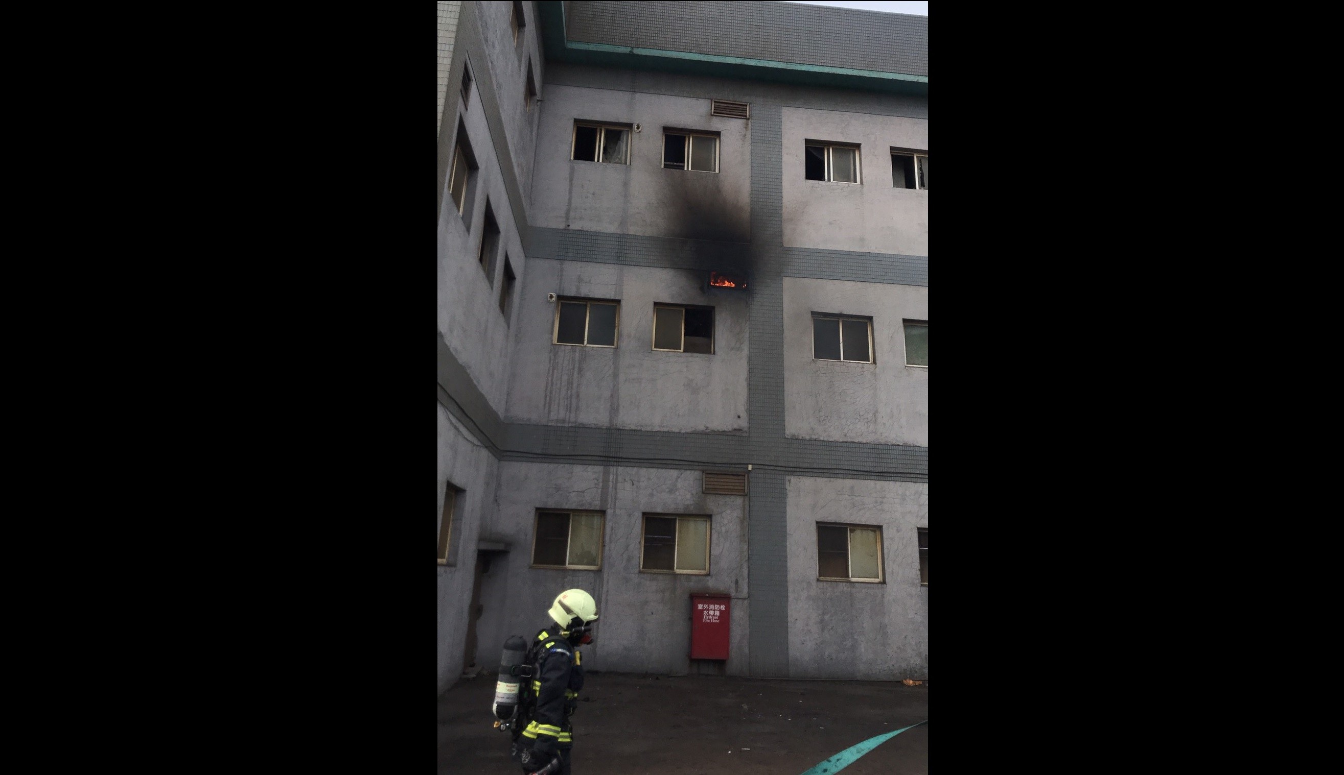 ▲▼台中龍井紡織廠火警。（圖／記者白珈陽翻攝）