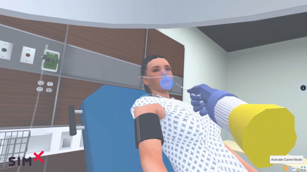 ▲運用VR訓練新冠肺炎照護　HTC DeepQ攜手台北慈濟醫院合作。（圖／HTC提供）