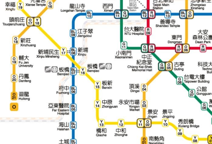 ▲▼台北捷運路線圖。（圖／翻攝自台北捷運官網）