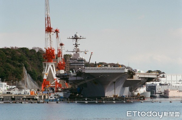 ▲▼美軍尼米茲級喬治·華盛頓號核動力航空母艦於2017年回到美國本土進行歲修,USS George Washington CVN-73,軍事武器,區域和平,橫須賀海軍基地,航母,第七艦隊,美軍太平洋艦隊,南海爭議。（圖／記者李毓康攝）