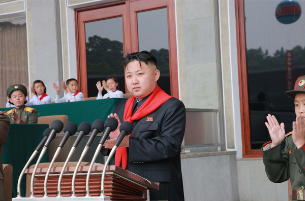 ▲北韓領導人金正恩2012年出席北韓少年團（Korean Children`s Union）66周年活動。（圖／達志影像／美聯社）