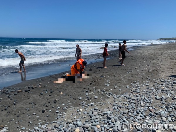 ▲▼台東都蘭海邊溺水意外。（圖／地方中心翻攝）