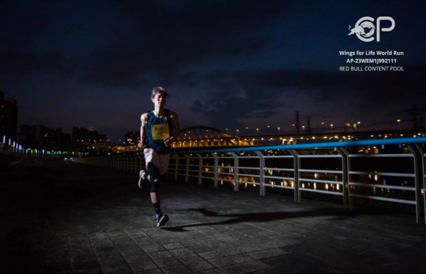 ▲林書緯 Wings For Life App Run。（圖／Red Bull提供）