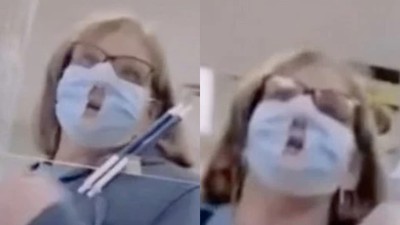 口罩剪個洞！美婦人鼻孔嘴巴全外露　自稱：這樣戴也可以防疫