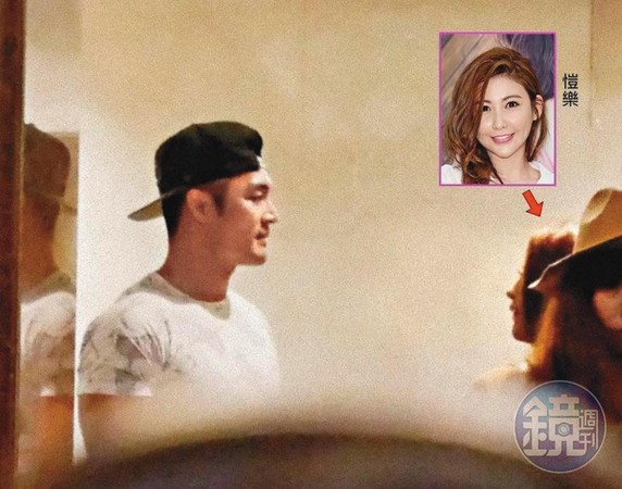 愷樂曾被本刊拍到和男友Ken（左）約會，如今她身陷小三緋聞中，跟Ken的感情也備受考驗。