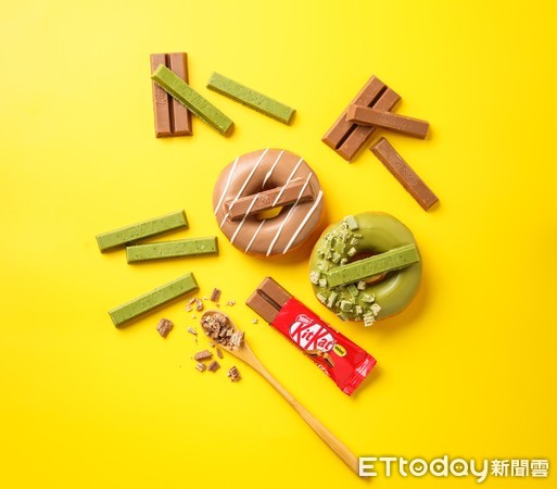 ▲▼Krispy Kreme推出麥芽、抹茶巧克力系列甜甜圈。（圖／Krispy Kreme提供）