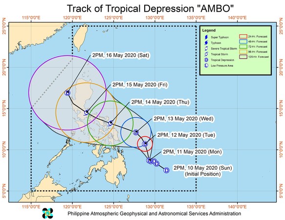 ▲菲律賓對「黃蜂」颱風預測，認為將會增強並往北。（圖／翻攝自臉書Pacific Typhoon Season）