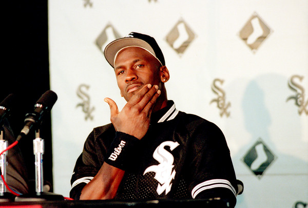 ▲1994年喬丹放下籃球轉戰職棒，加盟芝加哥白襪隊。（圖／達志影像／美聯社）