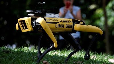 科技四腳獸巡公園　新加坡出動「機器狗」　沒保持社交距離小心被盯上