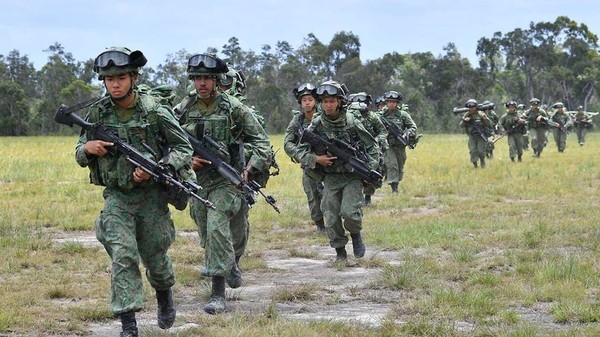 ▲▼新加坡武裝部隊,澳洲袋鼠演習。（圖／新加坡國防部）