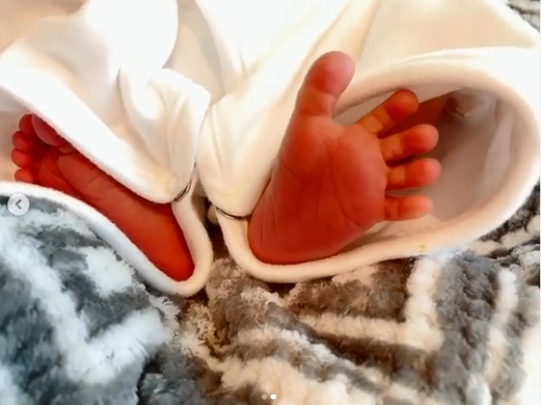 ▲松本莉緒11日產下兒子。（圖／翻攝自松本莉緒IG）