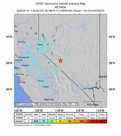 ▲▼2020/05/15內華達州地震。（圖／翻攝自USGS）