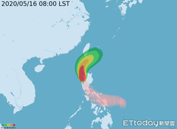 ▲氣象局針對「黃蜂」發布海警。（圖／氣象局提供）