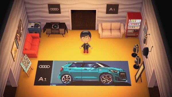▲台灣奧迪跨足遊戲打造「Audi A1 Sportback動森賞車會」。（圖／翻攝自Audi）