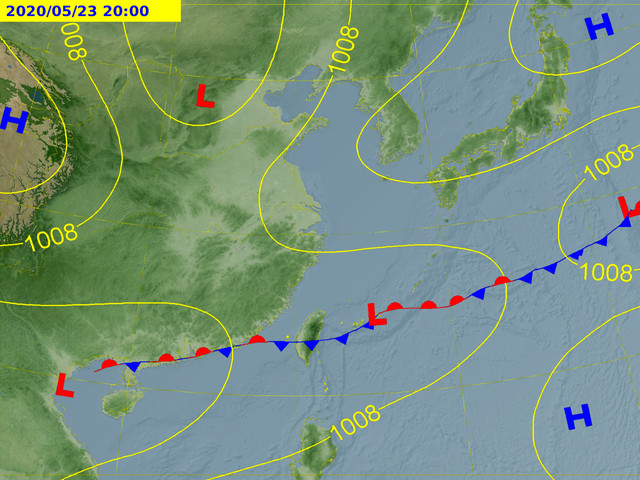 天氣圖。（圖／氣象局）