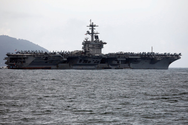 ▲▼USS Theodore Roosevelt。（圖／路透）