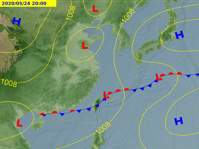 天氣圖。（圖／氣象局）